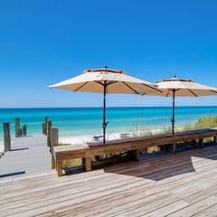 Sand and Sun, 30A Beachfront Townhome, Golf Cart