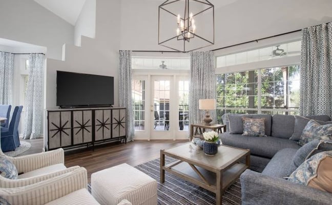 Tivoli living area after renovation