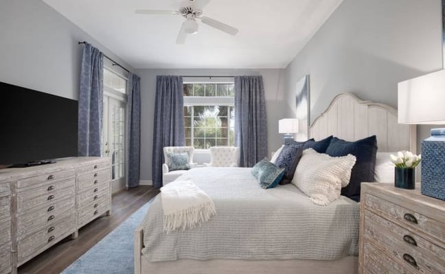 Tivoli master bedroom after renovation