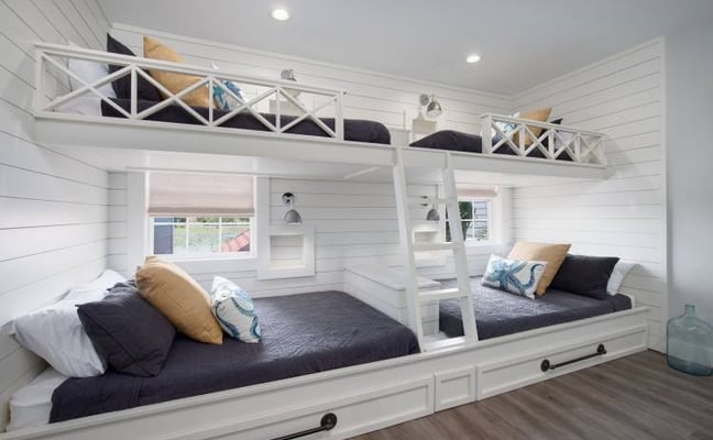 Shipwatch bunkroom after renovation